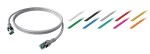 Propojovací kabel Cat.6a STP 2xRJ-45 PushPull 10m fialový