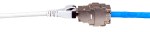 Propojovací kabel Cat.6a STP 2xRJ-45 PushPull 3m šedý