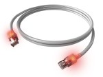 Propojovací kabel Cat.6e UTP 2xRJ-45 LED 7,5m šedý