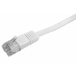 Propojovací kabel plochý Cat.6 UTP 2xRJ-45 0,15m šedý