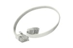 Propojovací kabel plochý Cat.6 UTP 2xRJ-45 0,15m šedý
