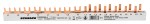 Propojovací lišta 1xFI 4pól, 1xLS 4pól, 6xLS 1+N/1TE, 14TE