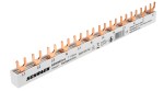 Propojovací lišta 1xFI 4pól, 4xLS 1+N, 12TE, 10mm²