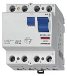 Proudový chránič 10 kA, 40 A, 4P, 100 mA, VF/AC+G