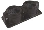 Průchodová deska MC2, 2x8-67mm, černá