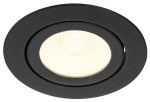 Punto LED 8W 760lm 3000K 36° 230V  IP65/IP20 stmív. černá