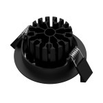 Punto LED 8W 760lm 3000K 36° 230V  IP65/IP20 stmív. černá