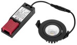 Punto LED 8W 760lm 3000K 36° 230V  IP65/IP20 stmív. černá