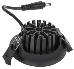 Punto LED 8W 760lm 3000K 36° 230V  IP65/IP20 stmív. černá