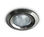 Punto-R 50W GU5,3 MR16, 12V, IP43, gebürstetes chrom