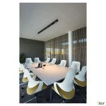 Q-LINE CL, LED vnitřní stropní svítidlo, 2m, BAP,černá,3000K
