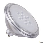 QPAR111 GU10, LED lamp silver 7W 2700K CRI90 25°