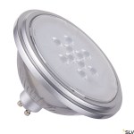 QPAR111 GU10, LED lamp silver 7W 3000K CRI90 25°