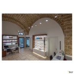 QRB, cable luminaire for TENSEO, QR111, tiltable, chrome