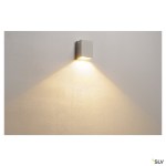QUAD 1 XL LED nástěnné svítidlo, 3,2W, 3000K, hranaté, bílá