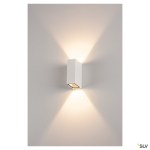 QUAD 2 XL LED nástěnné svítidlo, 2x3,2W, 3000K, bílá