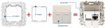 Redukce pro zásuvku HSEMD02W2F do VISIO 45 ET105003/4