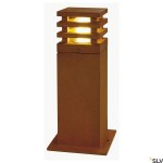 rezavé 40 LED hranaté, venkovní svítidlo 3000K IP55, rezavé