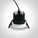 Riesi 12W 1100lm 3000K Ra90 IP66 dim weiß