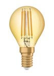 RL-D22 2.5W 824 220lm 230V E14 vláknová LED žárovka, zlatá