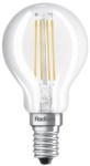 RL-D40 4W 827 470lm 230V E14 vláknová LED žárovka čirá