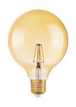 RL-G125 6.5W 824 720lm 230V E27 vláknová LED žárovka, zlatá