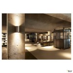 ROX WALL OUT UP/DOWN, QPAR11, alu brushed, 2x50W, IP44