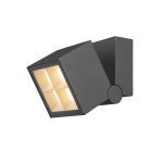 S-CUBE, 2700/3000K, 15W, fáz. stmív., 80°, antracit