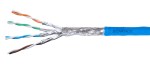 S/FTP kabel Cat.7a, 4x2xAWG23/1, 1200Mhz, LS0H-3, Dca, modrá