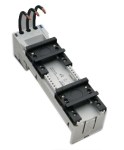 Sběrnicový adaptér pro systémovou sběrnici 32A,54mm, 2 lišty