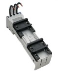 Sběrnicový adaptér pro systémovou sběrnici 63A,54mm, 2 lišty