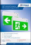 Self Contained Emergency LED Luminaires Design K2 & K3