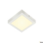SENSER 18, Indoor, stropní LED svítidlo, hranaté, bílé