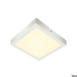 SENSER 24, Indoor, stropní LED svítidlo, hranaté, bílé
