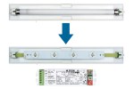 Set 4x1W ERT LED pásek + MLED400 + příchytky