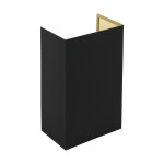 Shade for Wall luminaire Pasteri Pro B: 180 mm black/gold