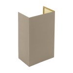 Shade for Wall luminaire Pasteri Pro B: 180 mm taupe/gold