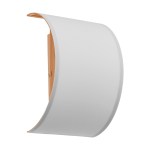 Shade semicircular for Pasteri Pro white/copper