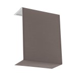 Shade square zu Wall luminaire Pasteri Pro anthracite-brown