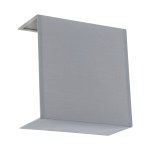 Shade square zu Wall luminaire Pasteri Pro grey/silver
