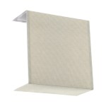 Shade square zu Wall luminaire Pasteri Pro linen natural