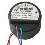 Síťový zdroj 12 VDC, 1.5A, zapuštěná montáž