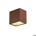 SITRA CUBE WL, rezavě zbarvené, IP44, 3000K, 10W
