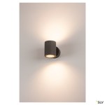 SITRA nastenna dvousmerna antracit 230V GX53 2x9W IP44