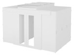 Sliding door cover Aisle width 18 RAL7035 lightgrey