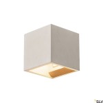 SOLID CUBE nástěnné svítidlo, QT14, šedá, max. 25W
