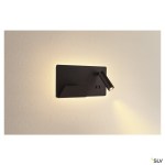 SOMNILA SPOT, vnitřní nástěnné svítidlo LED 3000K, černá, ve