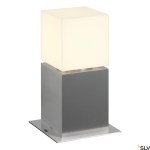 SQUARE POLE 30, E27, Outdoor Bollard, alu brushed, 20W, IP44