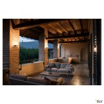 SQUARE WALL, E27, alu brushed, 20W, IP44