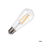 ST58 E27, LED lamp transparent 7,5W 2700K CRI90 320°